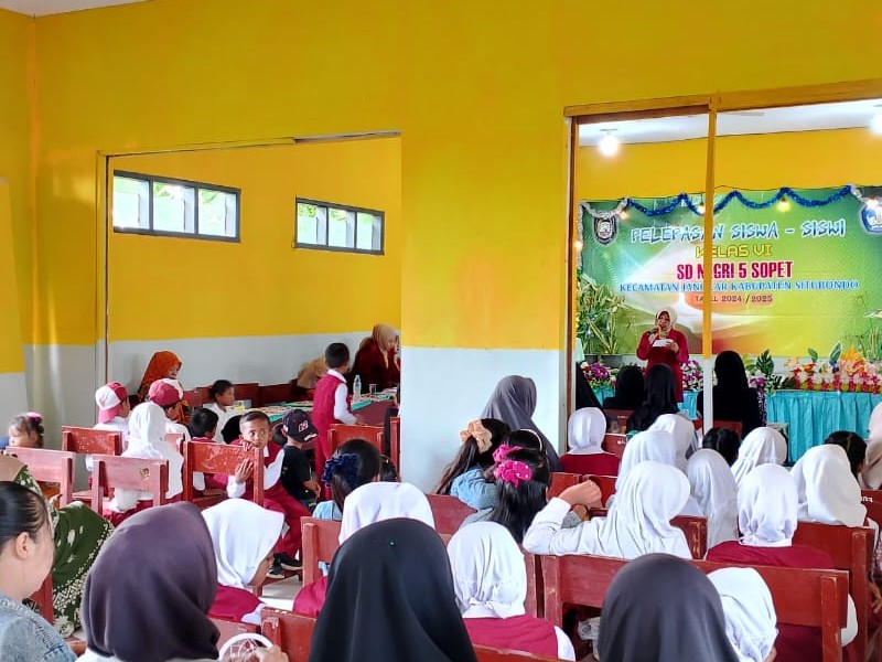 PERPISAHAN SISWA KELAS 6 SD NEGERI 5 SOPET TAHUN 2025