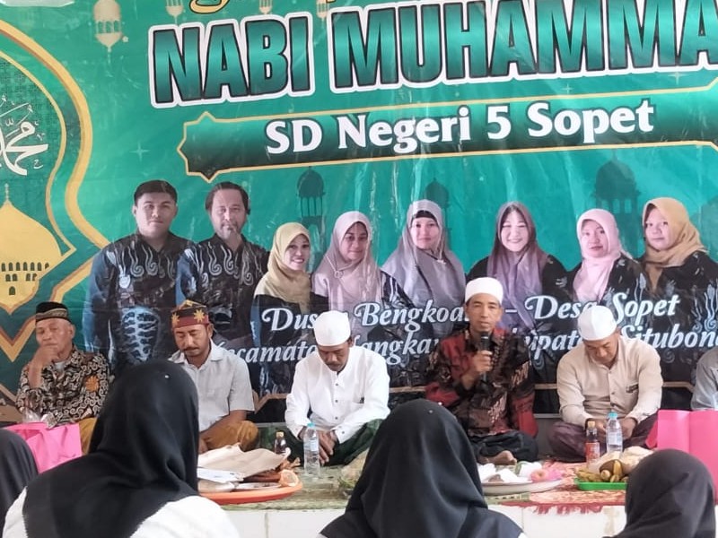 SDN 5 SOPET MEMPERINGATI MAULID NABI MUHAMMAD, S.A.W.  TAHUN 2025