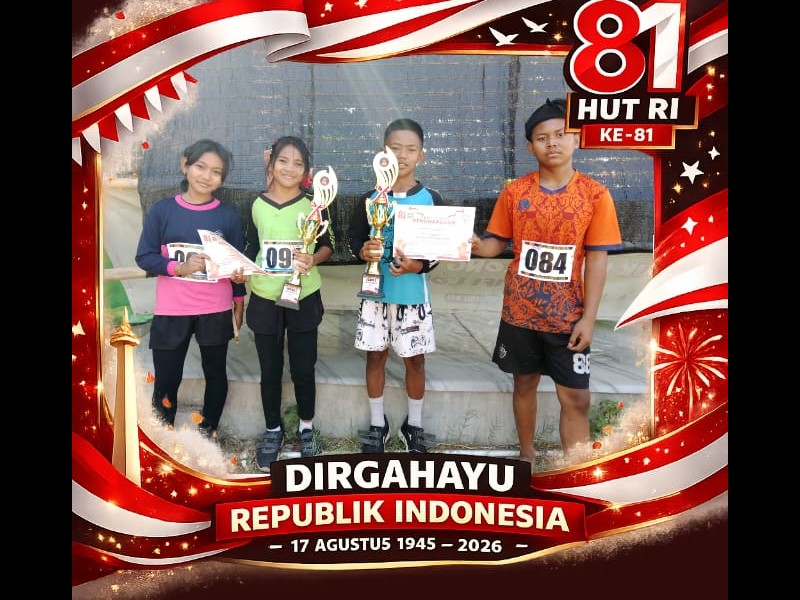 PESERTA DIDIK SDN 5 SOPET MENOREHKAN PRESTASI LOMBA SPEED RUN